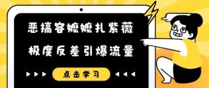 搞怪容嬷嬷扎紫微小视频,极其差距引爆流量-番茄副业网