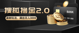 （12212期）搜狐撸金2.0最新玩法，无脑日入3000+，可无限扩大-番茄副业网