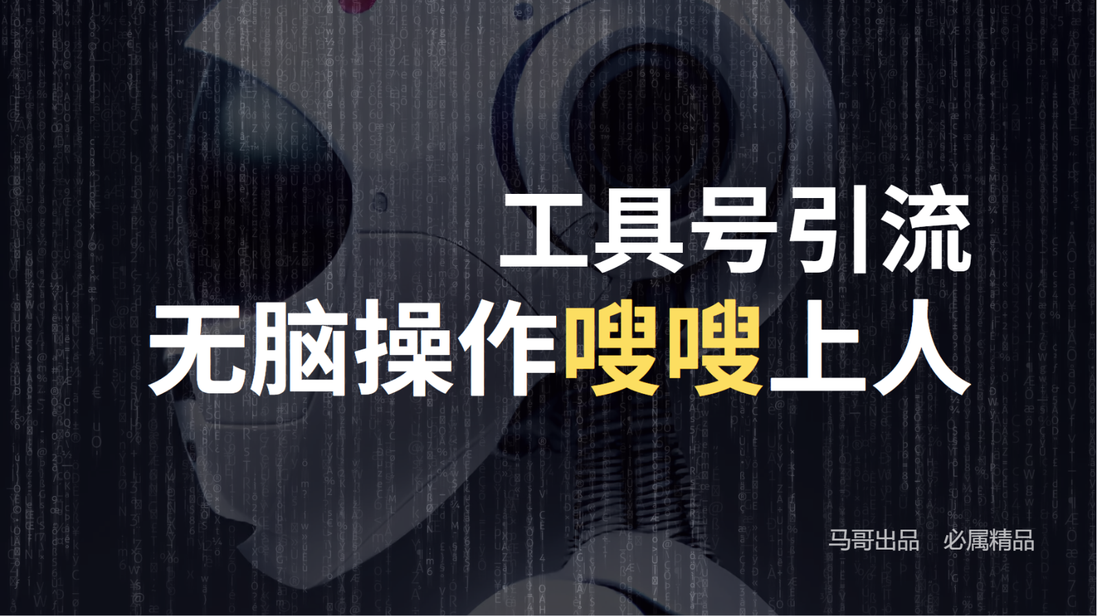 工具号高效引流法，嗖嗖上人，日引1000+，直接搬运，无脑操作-番茄副业网