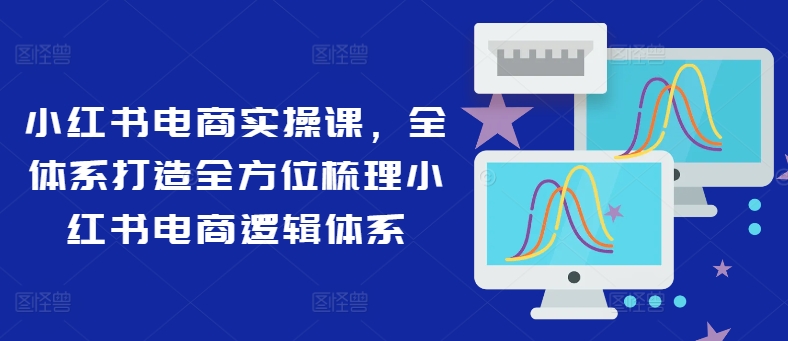 小红书电商实操课，全管理体系打造出多方位整理小红书电商逻辑框架-番茄副业网