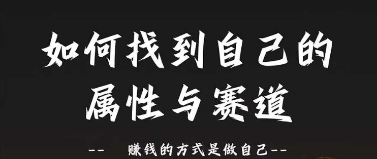 跑道和特性2.0：如何找到自己的属性与跑道，挣钱的方法是做好自己-番茄副业网