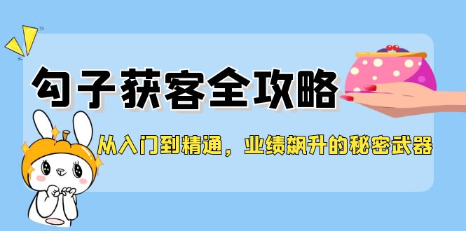 （12247期）从入门到精通，勾子获客全攻略，业绩飙升的秘密武器-番茄副业网