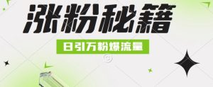 最新小和尚抖音涨粉,日引1万+,流量爆满-番茄副业网