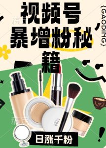 视频号涨粉方法，暴力起号，一天涨粉1000+，当天开橱窗【揭秘】-番茄副业网