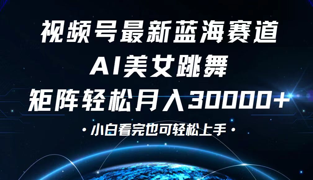 （12594期）视频号最新蓝海赛道，小白也能轻松月入30000+-番茄副业网
