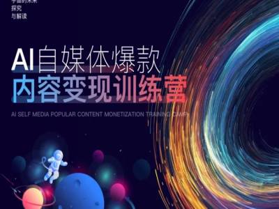 AI自媒体爆款内容变现训练营，20%底层逻辑，60%实操方法，20%案例拆解(即学即用)-番茄副业网