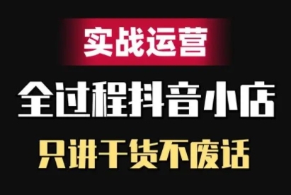 抖店精细化管理实战演练经营，只谈干货知识不废话-番茄副业网