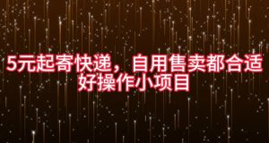 5元寄包裹，自购出售都很合适，好操作小程序-番茄副业网