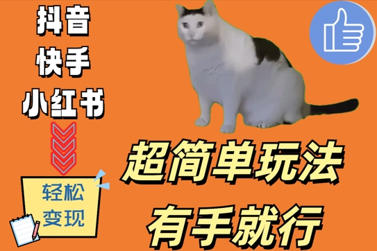超级简单游戏玩法，有手就行，靠猫咪视频日入500 【揭密】-番茄副业网