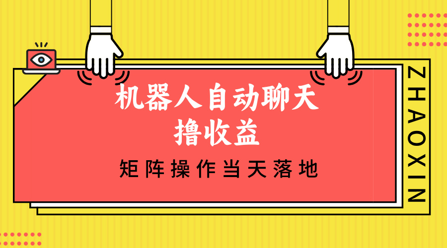 （12908期）机器人自动闲聊撸盈利，单机版日入500 引流矩阵实际操作当日落地式-番茄副业网