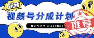 视频号创作者分成计划，每天几分钟收入100+，一个小而美的精品项目附开通教程和详细玩法-番茄副业网