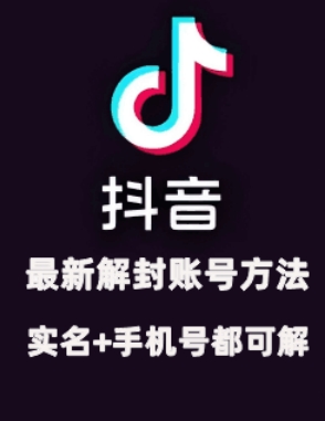 2024年11月抖音最新解封账号方式 解实名认证 自身真正实际操作已解2个号-番茄副业网