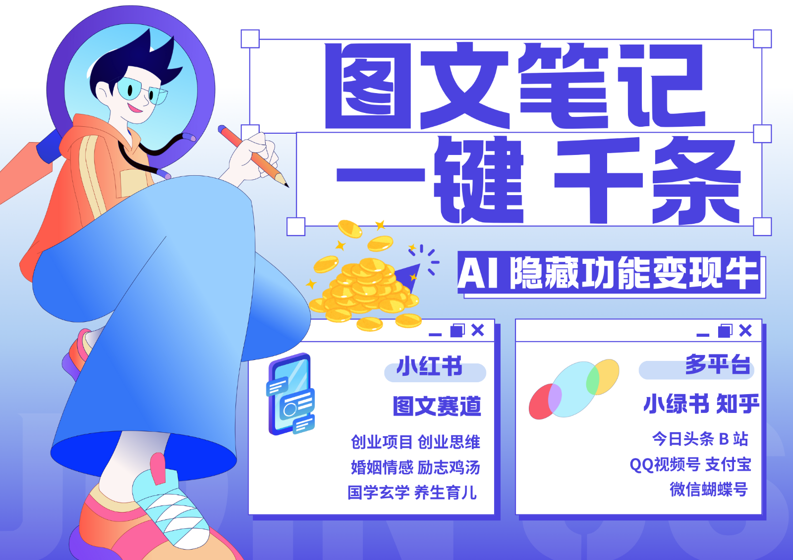 1键形成数千条图文并茂 自主创业国学经典 秒生手记 小红书的小绿书图文并茂 轻轻松松引流方法 转现30000-番茄副业网
