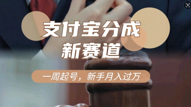 支付宝钱包分为方案，新生态，运用刑侦纪实短视频，一周养号，新手入门也可以月入了万-番茄副业网