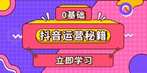 （13589期）抖音运营秘籍，内容定位，打造个人IP，提升变现能力, 助力账号成长-番茄副业网