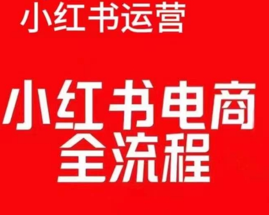 红薯电商实操课，小红书电商全流程-番茄副业网