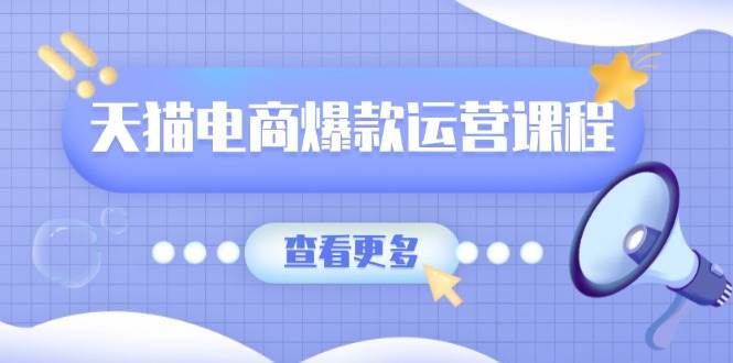 天猫电商爆款运营课程，爆款卖点提炼与流量实操，多套模型全面学习-番茄副业网
