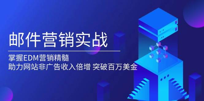 邮件营销实战，掌握EDM营销精髓，助力网站非广告收入倍增，突破百万美金-番茄副业网