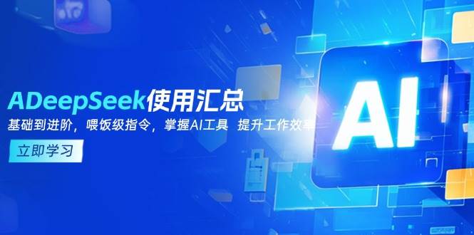 DeepSeek应用归纳，基本到升阶，引导词方法，把握AI专用工具 提高工作效率-番茄副业网