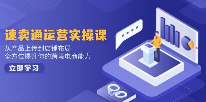 速卖通运营实操课，从技术上传至店铺布局，全面提升你跨境电子商务水平-番茄副业网