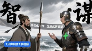 钮扣工作流引擎一键生成沉浸式体验历史典故，一天任务量，3min解决-番茄副业网