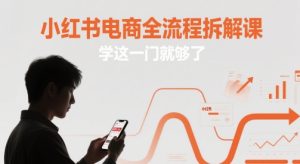 小红书电商全流程拆解课,学这一门就够了-番茄副业网