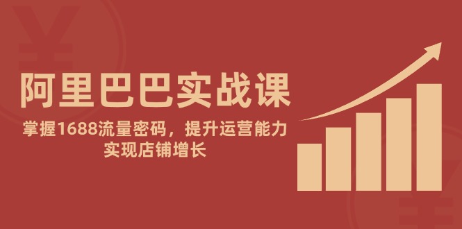 （14830期）阿里实战演练课：把握1688总流量登陆密码，提高经营能力，完成店面提高-番茄副业网