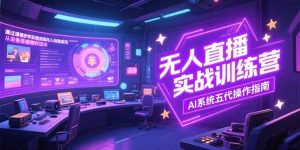 （15315期）无人直播实操训练营，从设备搭建到话术，AI系统五代操作指南(7月更新)-番茄副业网