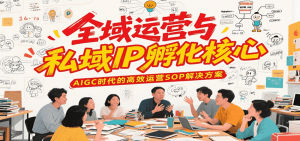 全域运营与私域IP孵化核心，AIGC时代的高效运营SOP解决方案-番茄副业网