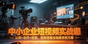 （15249期）中小企业短视频实战课，认知+创作+投放，矩阵搭建全链路系统方案-番茄副业网